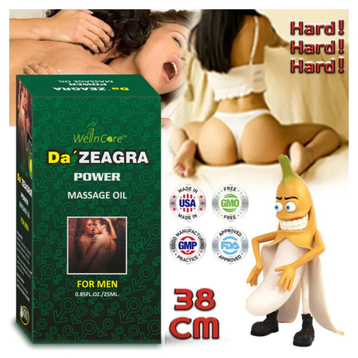 Da'Zeagra Power Massage Oil – Herbal Performance Booster for Men
