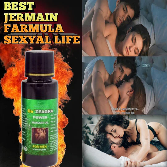 Da'Zeagra Power Massage Oil – Herbal Performance Booster for Men